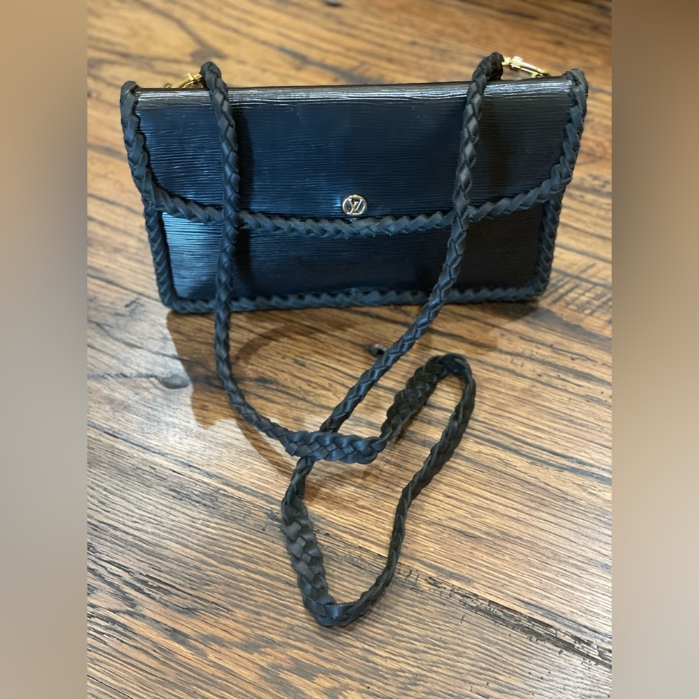LOUIS VUITTON-LEATHER AND VODKA CUSTOM  CLUTCH